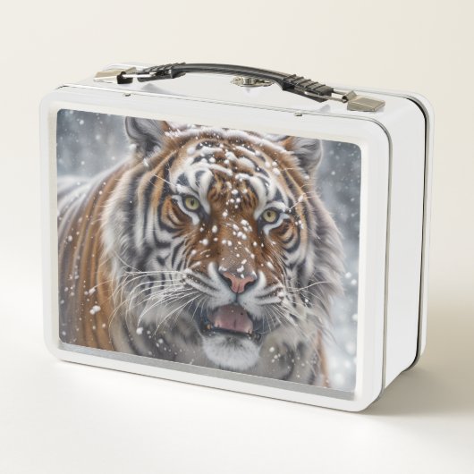 Siberische tijger - Lunchbox (Achterkant)
