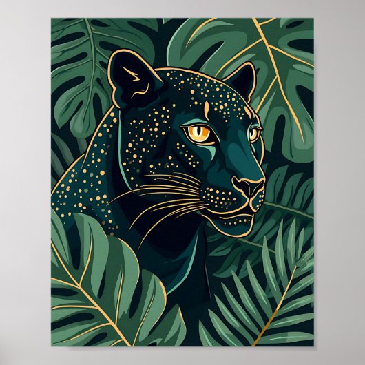 Siberische tijger poster (Voorkant)