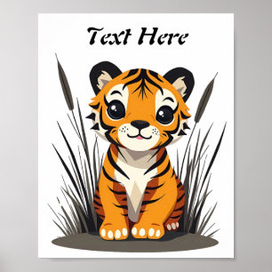 Siberische tijger poster