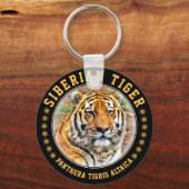 Siberische tijger sleutelhanger (Voorkant)