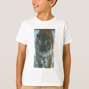 Siberische tijger Stalking Kinder Shirt