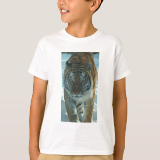 Siberische tijger Stalking Kinder Shirt