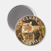 Siberische tijger Vaatwasser Magneet (Voorkant / Achterkant)