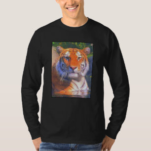 Siberische tijger volwassen T-shirt met lang Sleev
