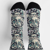 Siberische tijgerkop Sokken | Kleurrijke Tiger Sok (Top)