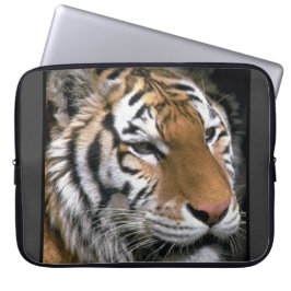 Siberische Tijgerliefhebbers Kunst Laptop Sleeve