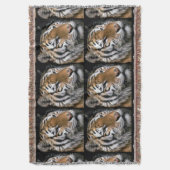 Siberische tijgerovers deken (Voorkant Verticaal)