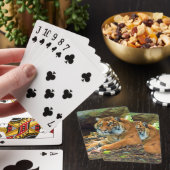 Siberische tijgerspeelkaarten pokerkaarten (Insitu)