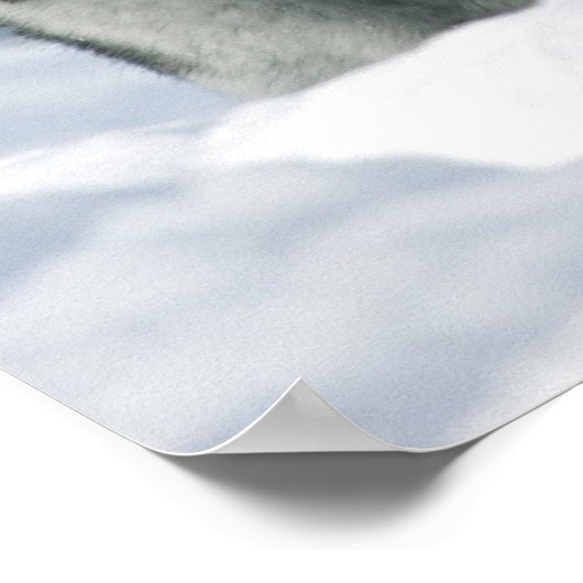 Sibirian Husky Poster (Hoek)