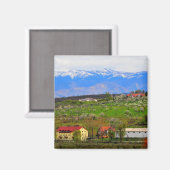 Sibiu bergt landschap magneet (Voorkant / Achterkant)