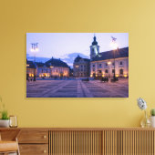 Sibiu bij nacht canvas afdruk (Insitu (Woonkamer))