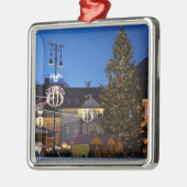 Sibiu kerstboom metalen ornament (Links)