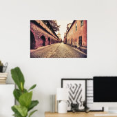 Sibiu middeleeuwse architectuur poster (Thuiskantoor)