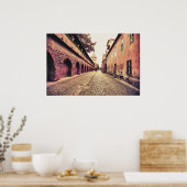 Sibiu middeleeuwse architectuur poster (Keuken)