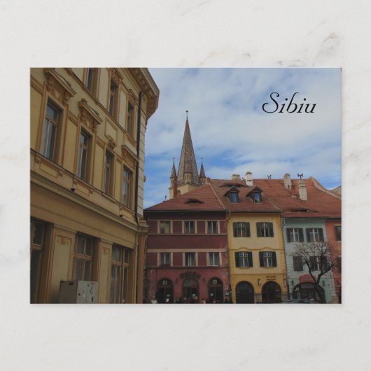 Sibiu Roemenië Foto-Briefkaart Briefkaart (Voorkant)