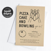 Sibling Bowling Party uitnodiging