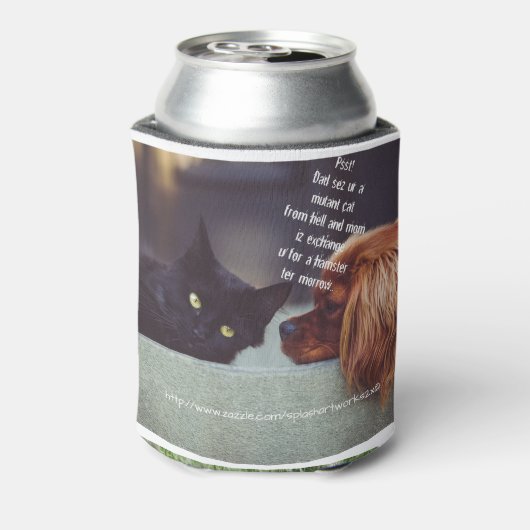 "Sibling Rivalries" Blikjeskoeler (Blikje Achterkant)