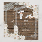 Sibling Silver Fiesta Boy Baptism Birthday Kaart (Voorkant / Achterkant)