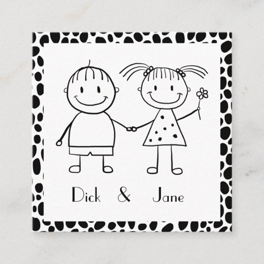 Siblings are Forever - Gift Card Enclosure Informatiekaartje (Voorkant)