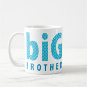SIBLINGS COLLECTIE - grote broer {blauw} Koffiemok (Links)