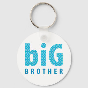 SIBLINGS COLLECTIE - grote broer {blauw} Sleutelhanger
