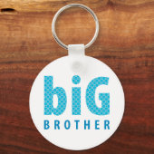 SIBLINGS COLLECTIE - grote broer {blauw} Sleutelhanger (Voorkant)