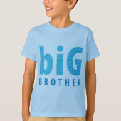 SIBLINGS COLLECTIE - grote broer {blauw} T-shirt (Voorkant)