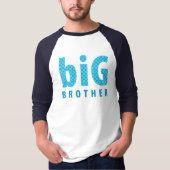 SIBLINGS COLLECTIE - grote broer {blauw} T-shirt (Voorkant)