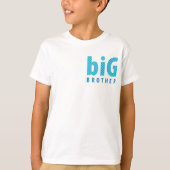 SIBLINGS COLLECTIE - grote broer {blauw} T-shirt (Voorkant)