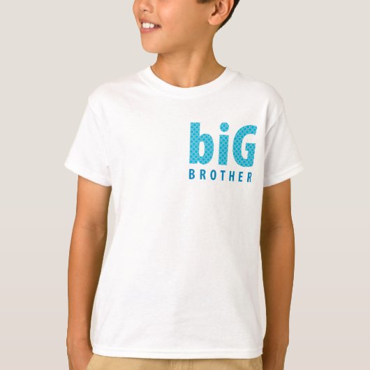SIBLINGS COLLECTIE - grote broer {blauw} T-shirt (Voorkant)