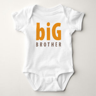SIBLINGS COLLECTIE - grote broer {oranje} Romper