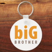 SIBLINGS COLLECTIE - grote broer {oranje} Sleutelhanger (Voorkant)