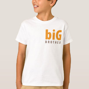 SIBLINGS COLLECTIE - grote broer {sinaasappel} T-shirt