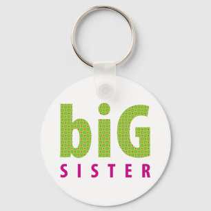 SIBLINGS COLLECTIE - grote zus {limoen} Sleutelhanger