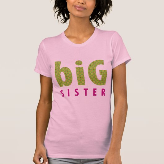 SIBLINGS COLLECTIE - grote zus {limoen} T-shirt (Voorkant)