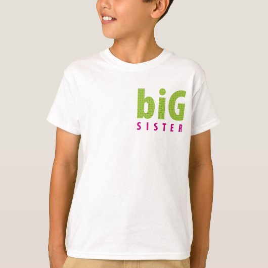 SIBLINGS COLLECTIE - grote zus {limoen} T-shirt (Voorkant)