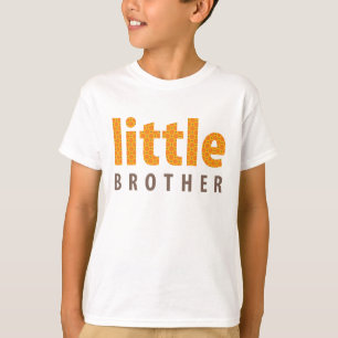 SIBLINGS COLLECTIE - weinig broer {sinaasappel} T-shirt