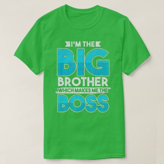 Siblings Day Sister Brother Im The Big Brother The T-shirt (Design voorkant)
