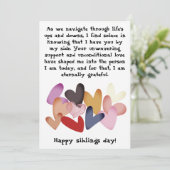 Siblings Day / Verjaardag Broers Zusters Groet Kaart (Staand voorkant)