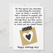 Siblings Day / Verjaardag Broers Zusters Groet  Kaart (Voorkant)