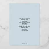 Siblings Double Afstuderen Folie Invitation Folie Uitnodiging (Achterkant)