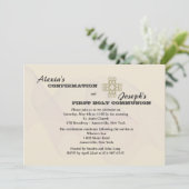 Siblings Religieuze Neutrale Uitnodiging (Staand voorkant)