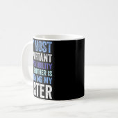 Siblings Rivalry Annoying My Sister Funny Brother  Koffiemok (Voorkant links)