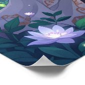 Siblings with Magic Vibrant Cartoon Wall Art  Poster (Hoek)