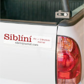 Siblíní Bumpersticker (Op Truck)