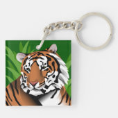 Sibrerian Tiger Sleutelhanger (Achterkant)