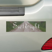 Sic1Acht Bumpersticker (Op auto)