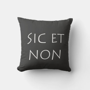 sic et non kussen