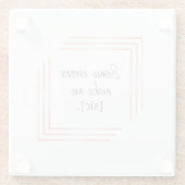 Sic-onderzetter Glazen Onderzetter (Achterkant)