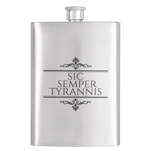 Sic Semper Tyrannis Flacon (Voorkant)
